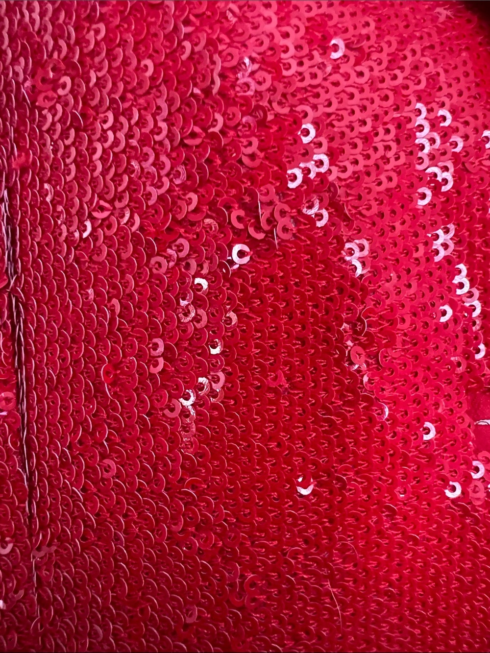 Semi new Anthropologie Maeve Sequin Blazer Dress Red Coat Mini Dress size 4P - Picture 10 of 14